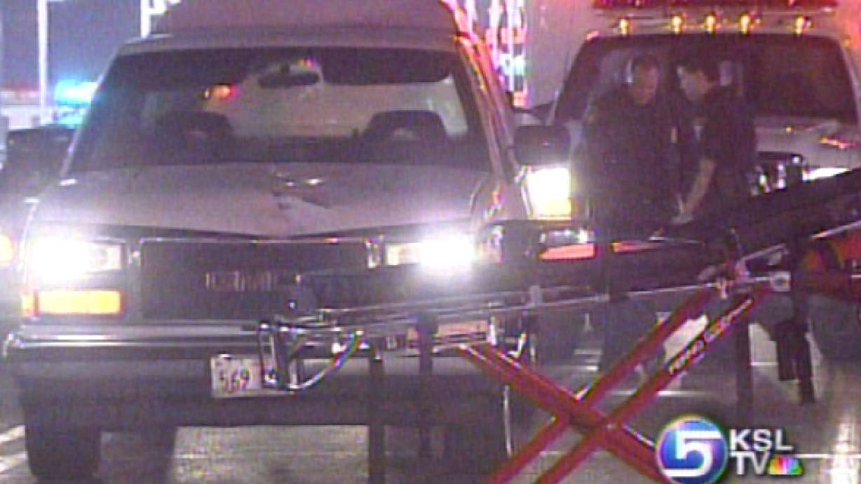 Man Hit Crossing Highway