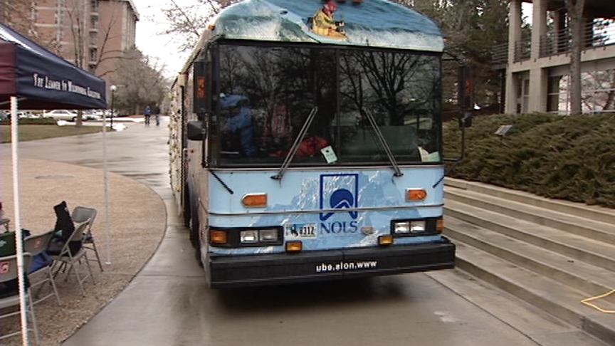 Bus Run on Vegetable Oil Pulls into Salt Lake