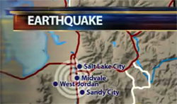 Small Earthquake Rocks Salt Lake Valley