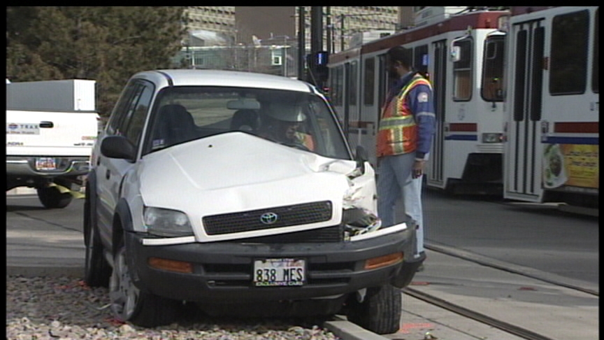 TRAX vs. Car Causes Small Delay in Service