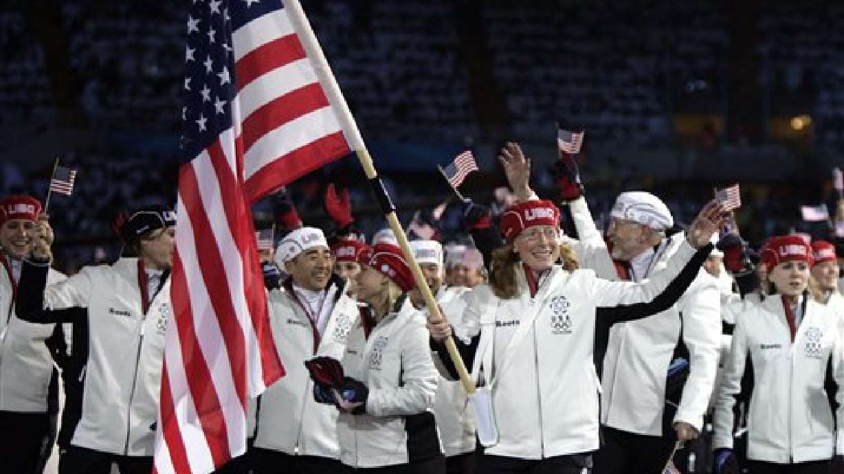 Utahn Chris Witty Leads Team USA into Stadium