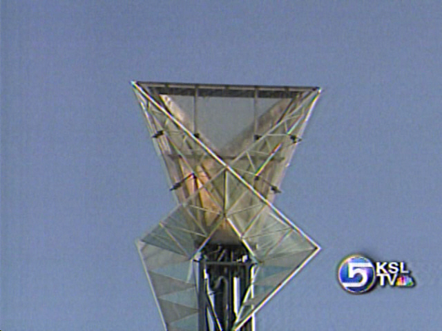 Salt Lake's Olympic Cauldron Burns Again