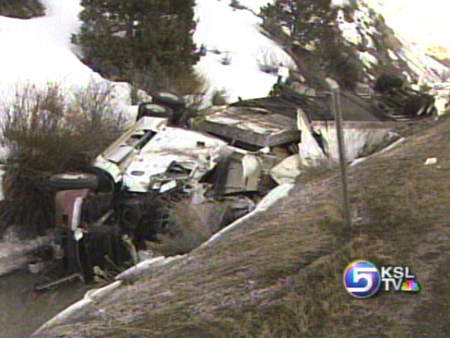 Semi Rolls on Highway 6