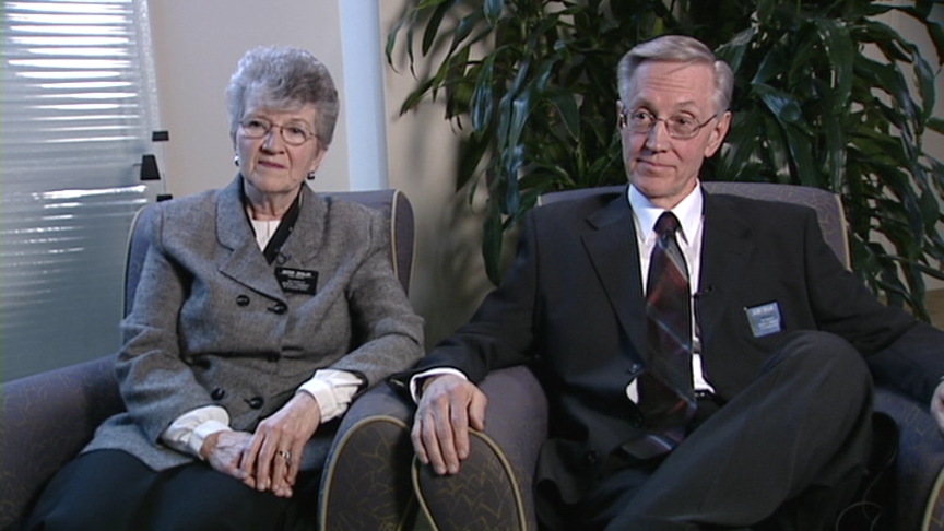 LDS Missionary Couple Focusing on Health