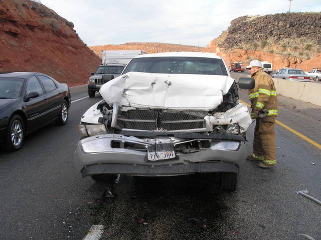 Fifteen Vehicles Collide on I-15