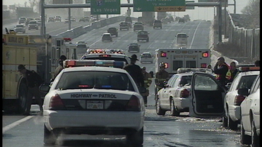 Officer Hit Helping Motorist on I-15