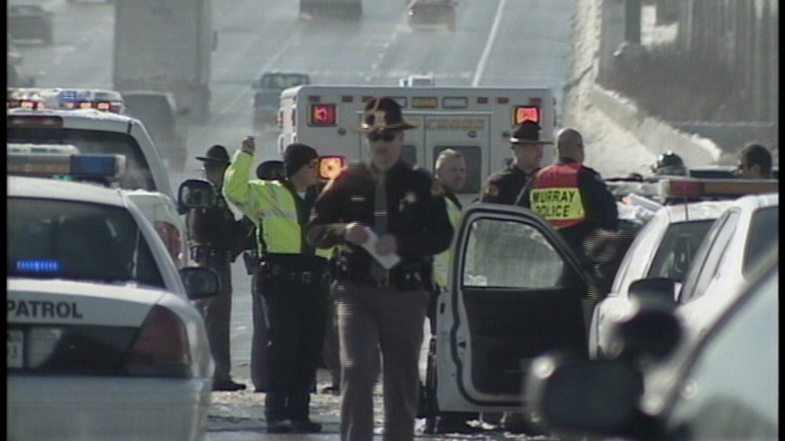 Officer Hit Helping Motorist on I-15