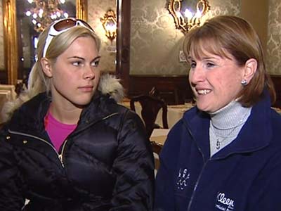 Speedskater Shares Olympic Bond with Mom