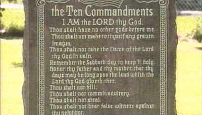Ten Commandments Lawsuit Dismissed