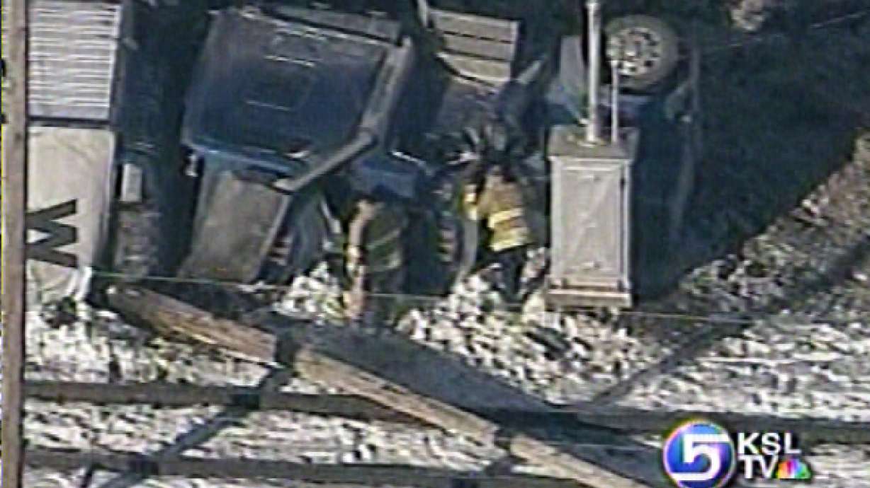 Semi Crashes on Highway 6