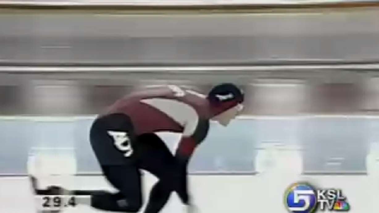 Olympian Skates His Final Race