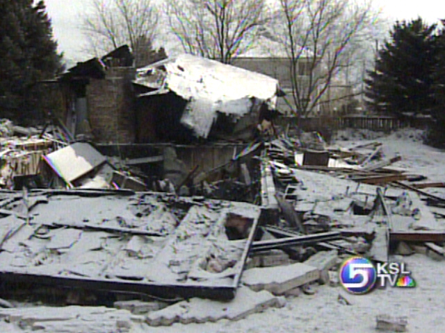 Little Remains of House that Exploded