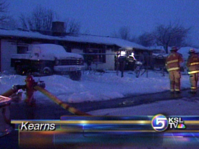 Fire Engulfs Kearns Home