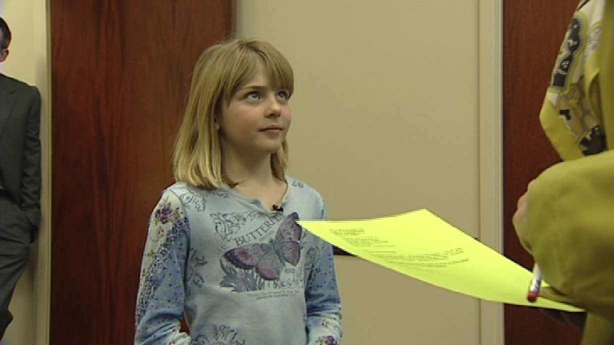 Second Grader Asks Governor for More Money