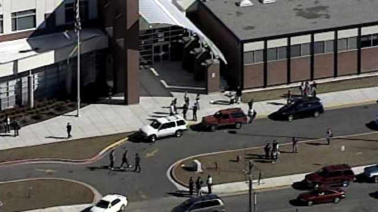 Tense Moments as Lehi HS Goes Into Lockdown