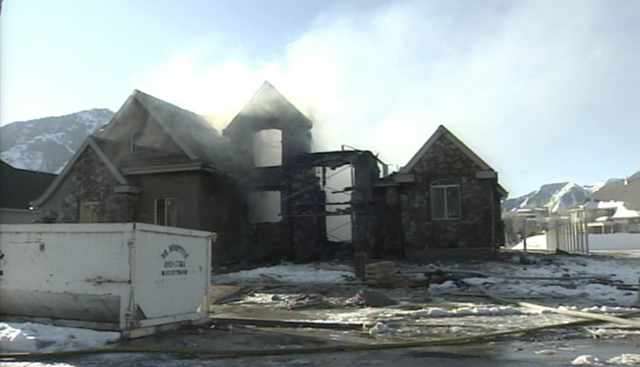Fire Destorys Newly Constructed Springville Home