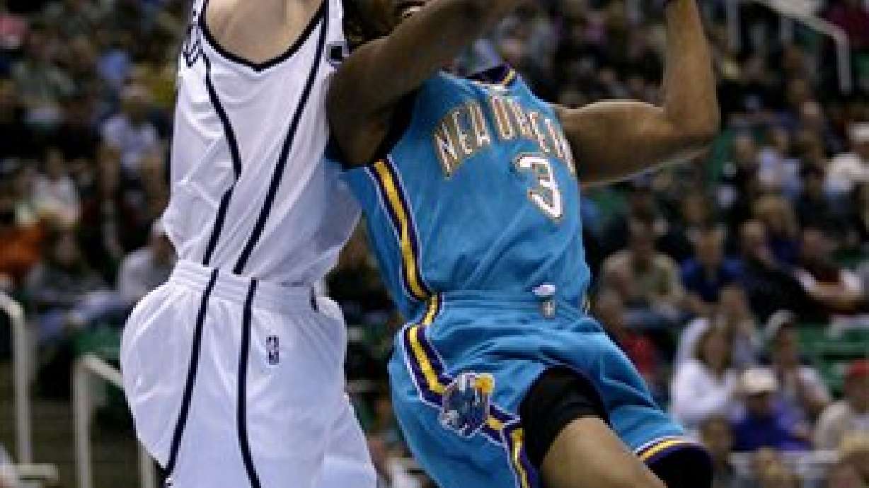 Hornets, Paul Knock Out Jazz