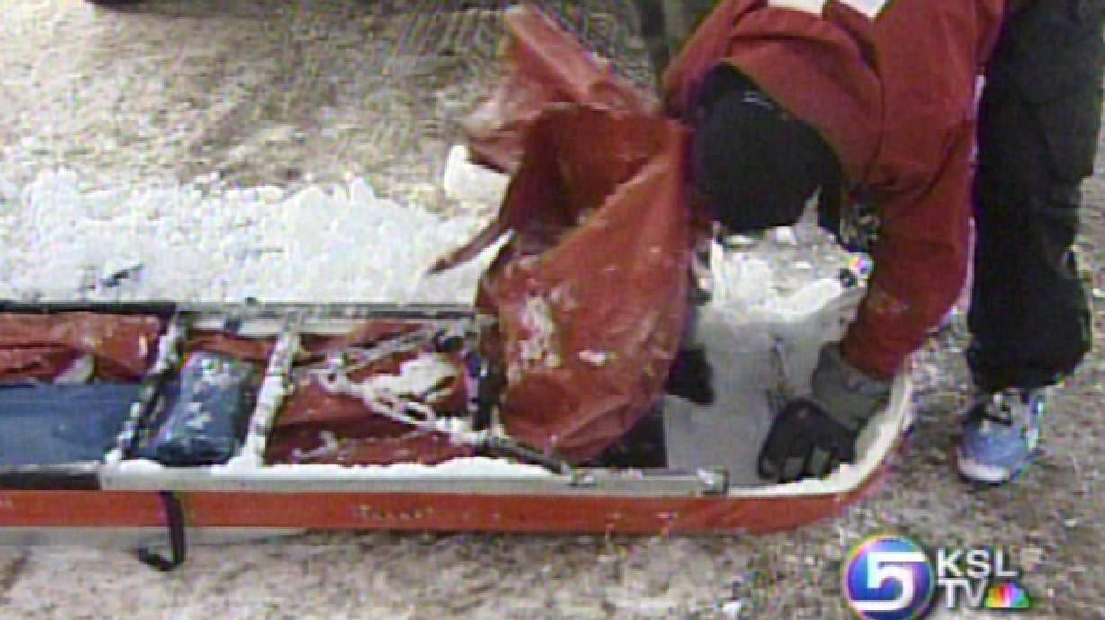 Skier Rescued After Fall