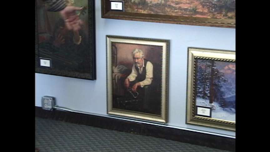 Artist Working on His 'Magnum Opus'