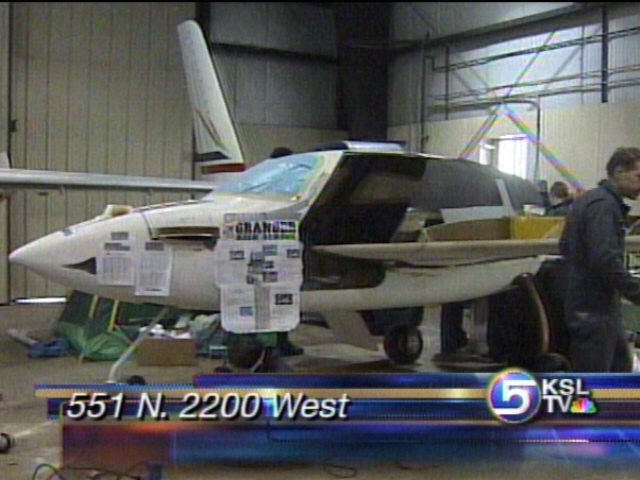 High School Students Building Plane