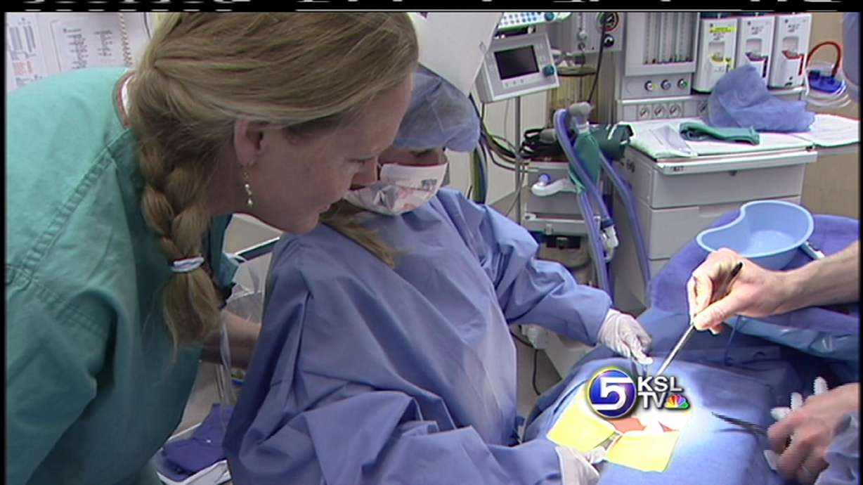 Kids Scrub In for Mock Surgery at Primary Children's Medical Center