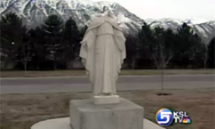 Cemetery Statue Vandalized