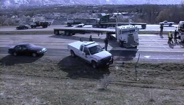 Jack-Knifed Semi Causes Traffic Headaches