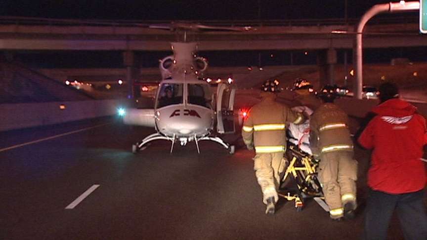 Car Dragged Under Semi, Driver Survives