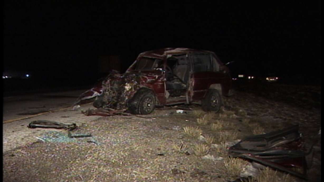 Driver Injured in Severe Crash