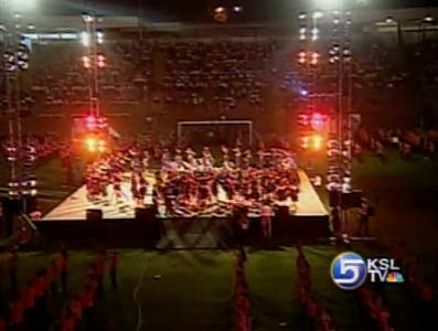 LDS President Gordon B. Hinckley Arrives in Chile