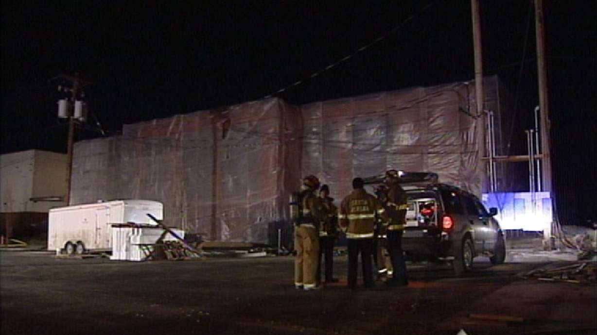 Fire Damages Theater Megaplex Under Construction