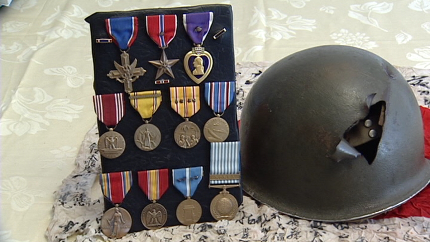 Son Finds Artifacts of Father's WW II War Battle