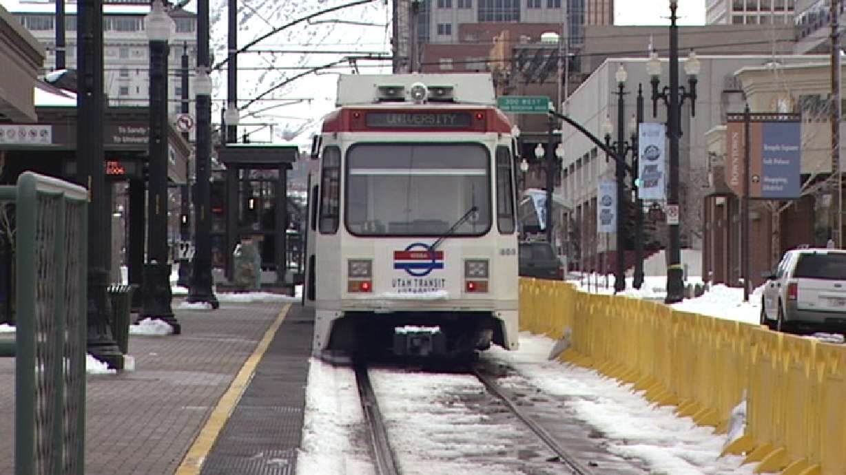 TRAX Trains Not Slowed by Storms