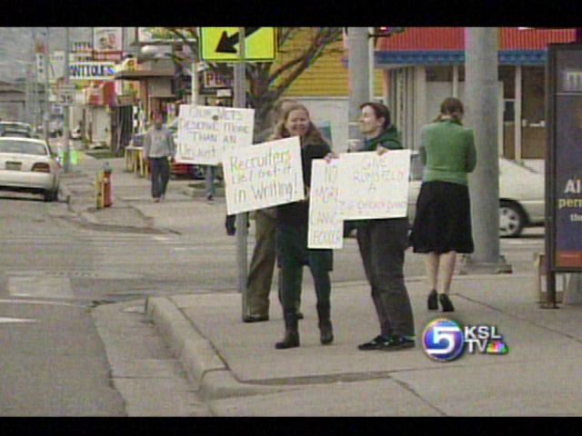 Protest Held Against War