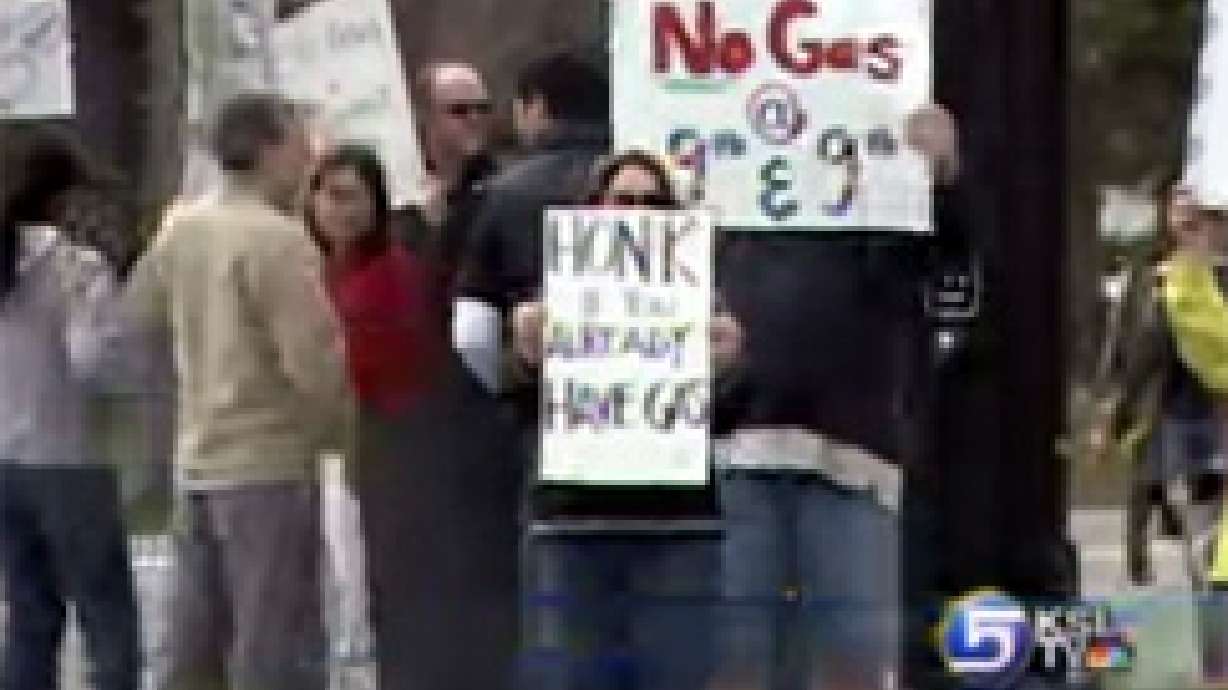 Neighbors Protest Plans for Gas Station