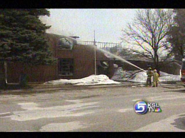 Fire Engulfs Former Church