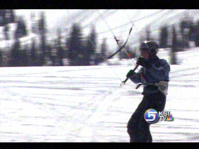 Snow-kiters Love Adrenaline of the Sport