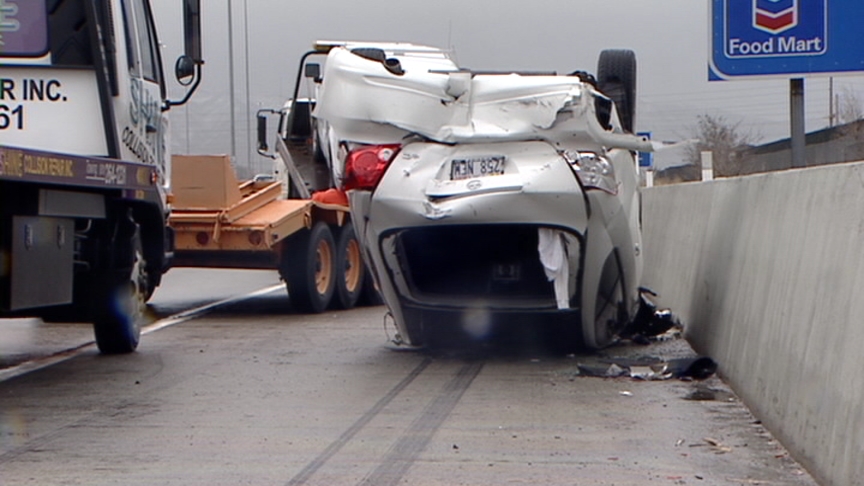 Rollover Stalls SB I-15 Traffic