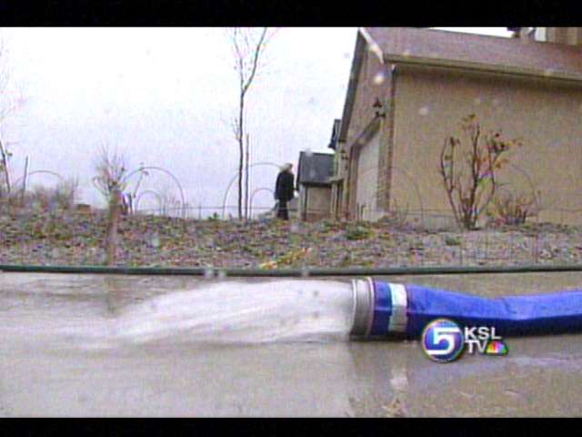 Rain Causing Flooded Basements in South Jordan