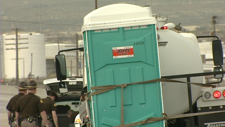 Port-a-Potty Causes Massive Traffic Jam