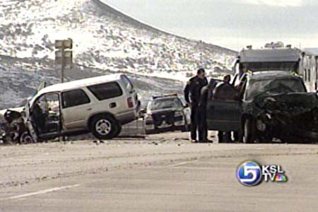 Car Wreck Shut Down Portion of US-40