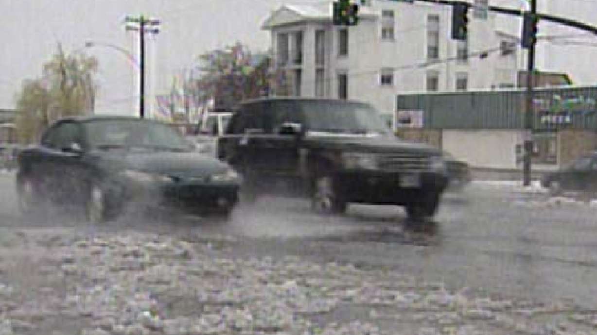 Spring Snowstorm Hits Wasatch Front