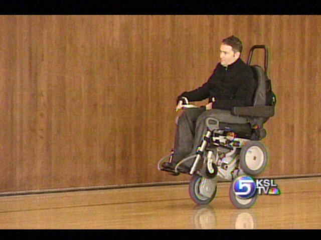 Utahn Shows Off Next Generation Wheelchair