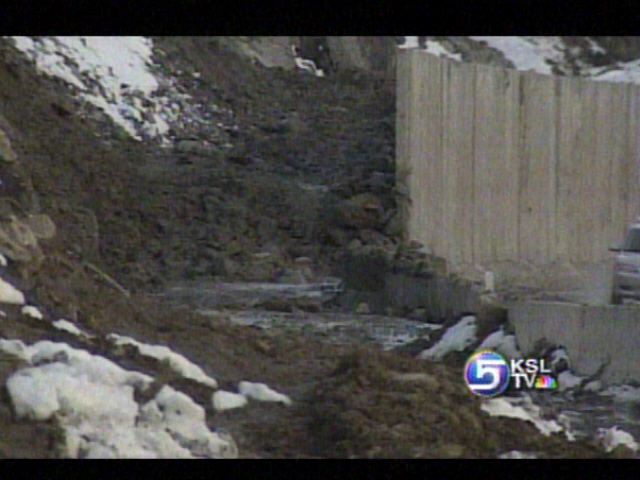 Mudslide Blocks Traffic in Provo Canyon