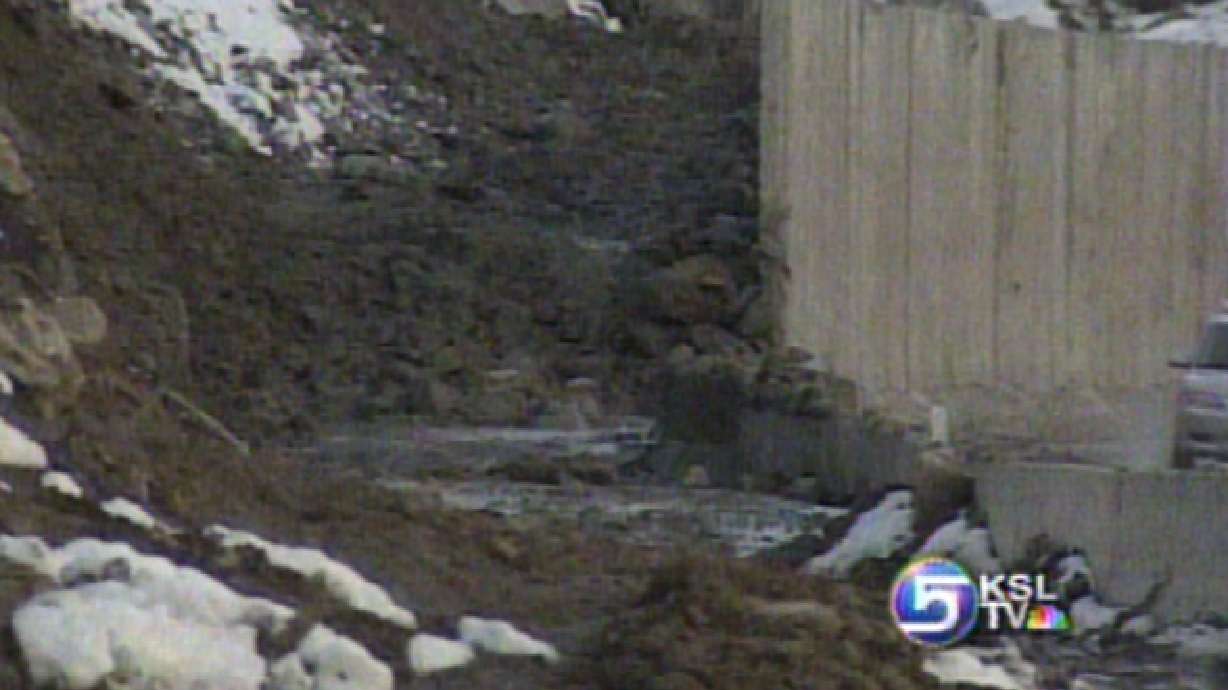 Mudslide Blocks Traffic in Provo Canyon