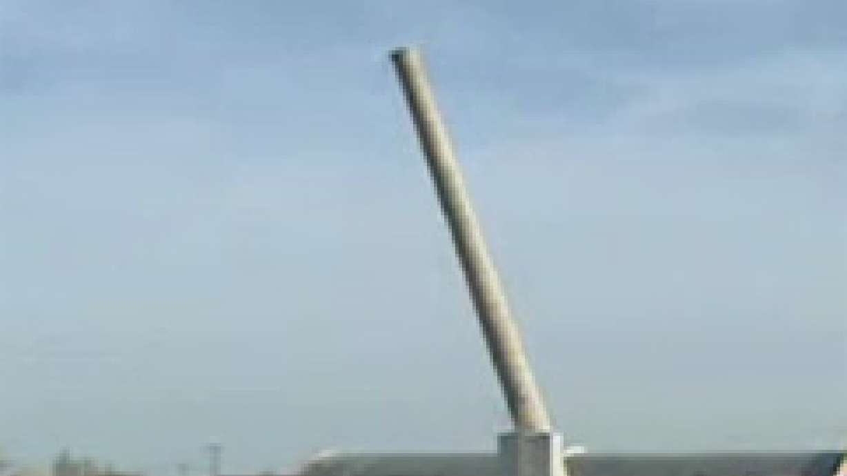 Smoke Stack Demolished