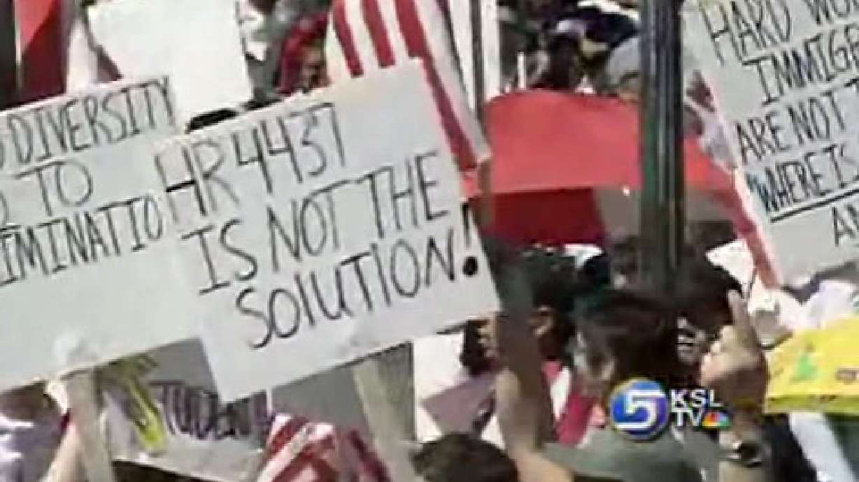 Thousands Show Up for Monday's Immigration Rally