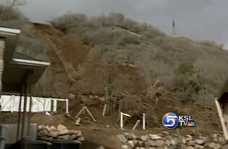 Mudslide Damages Home, Forces Evacuations