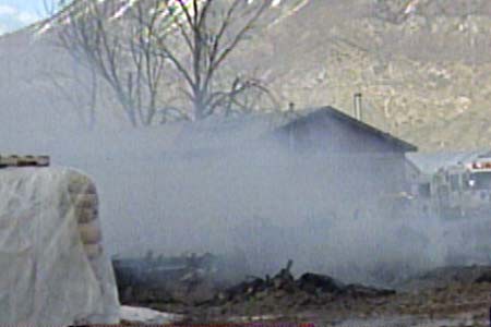 Mobile Home Burns in American Fork