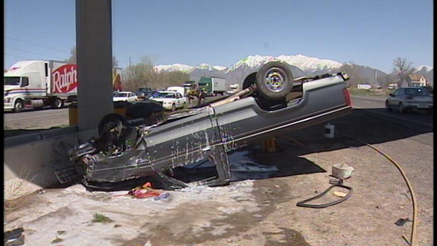 Rollover Ties Up Traffic in Utah County